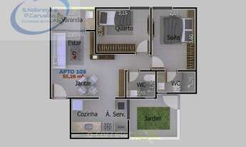 Imagem 3: Apartamento para vender, Portal do Sol, João Pessoa, PB