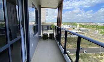 Imagem 2: Apartamento tipo flat com 49m² Todo mobiliado - 01 Quarto, Varanda