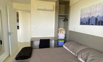 Imagem 4: Apartamento tipo flat com 49m² Todo mobiliado - 01 Quarto, Varanda