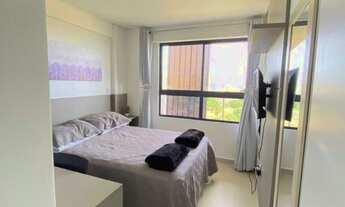 Imagem 6: Apartamento tipo flat com 49m² Todo mobiliado - 01 Quarto, Varanda