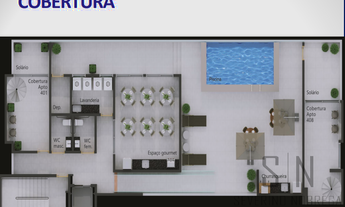 Imagem 2: Cobertura duplex C/Acesso por dentro em intermarés, com 54,61m² de 01 Quarto + C/Área Pri