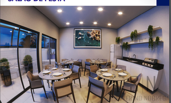 Imagem 6: Cobertura duplex C/Acesso por dentro em intermarés, com 54,61m² de 01 Quarto + C/Área Pri