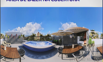 Imagem 7: Cobertura duplex C/Acesso por dentro em intermarés, com 54,61m² de 01 Quarto + C/Área Pri