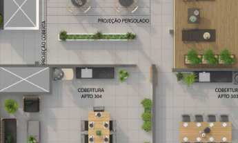 Imagem 3: Cobertura Duplex Bessa, 450 metros da Orla com 90m² 2Qtos, 1 Suíte, Varanda