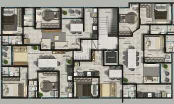 Imagem 2: Apartamento a Venda Bancários, 80m² 3 Quartos, 1 Suíte, Varanda, Elevador, Piscina, Salão