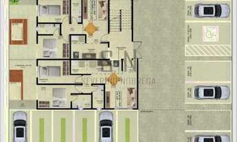 Imagem 6: Apartamento Cobertura Duplex à Venda João Paulo II, 51,60m² + 38,90m²2 Quartos, 1 Suíte, V