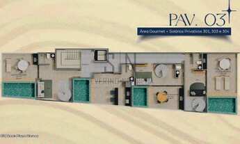 Imagem 6: Cobertura Duplex - Praia do Poço, Sendo 84,98m² + Solarium C/26,53m² 3 Quartos, 1 Suíte