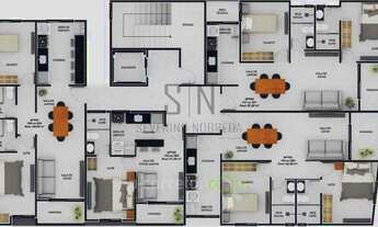 Imagem 4: Apartamento Jardim Oceania, 60m² 2Quartos, 1 Suíte, Varanda, 01 Vaga, Área de Lazer Cobert