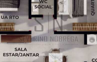 Imagem 5: Apartamento a Venda em Ponta de Matos a 150 Metros da orla de Cabedelo, C/72,45m² 3quartos