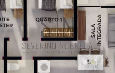 Imagem 6: Apartamento a Venda em Ponta de Matos a 150 Metros da orla de Cabedelo, C/72,45m² 3quartos