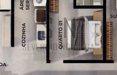 Imagem 7: Apartamento a Venda em Ponta de Matos a 150 Metros da orla de Cabedelo, C/72,45m² 3quartos