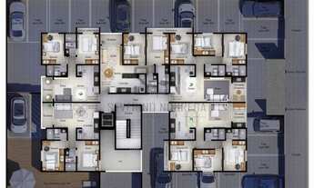 Imagem: Apartamento Bancários, 71,60m² 3Quartos