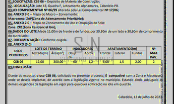 Imagem 2: Terreno a Venda Ponta de Campina sendo 11x30 com 330m²