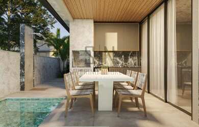 Imagem 3: Casa Condomínio Fechado SunVille C/100m² 3 Quartos, 1 Suíte Master, Piscina, Churrasqueir