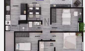 Imagem 3: Vendo Apartamento Manaíra C/72m² 3 Quartos, 1 Suíte, Varanda, 02 Vagas - Nascente