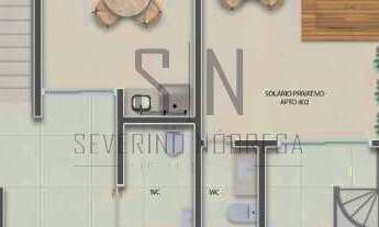 Imagem 3: Apartamento Bessa C/54,72m² 2 Quartos, 1 Suíte, Varanda, 01 Vaga Elevador, Piscina e Muito