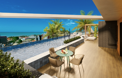 Imagem 6: Apartamento a Venda Bessa entrega 11/2028 Elevador, Piscina 2 Quartos, 1 Suíte, Varanda Ár