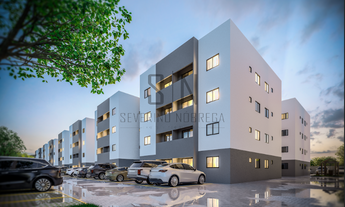 Imagem 2: Apartamento a Venda Gramame Valentina C/48m² 2 Quartos, 1 Suíte, Varanda, 01 Vaga