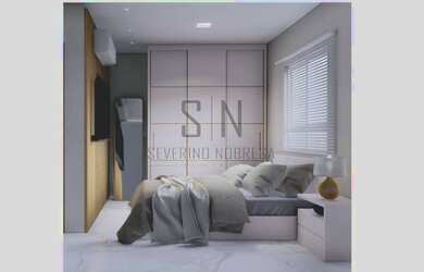 Imagem 7: Apartamento Em Carapibus Tipo Flat C/37,64m² 01 Vaga, 1º Andar, Quarto, Sala , cozinha, Ár