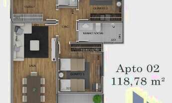 Imagem 5: APARTAMENTO à venda, 3 quartos, 1 suíte, 2 vagas, CENTRO - BARBACENA/MG