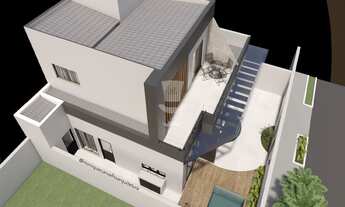 Imagem 6: Casa à venda em Barbacena no Terras de Oyama com 3 quartos e cozinha gourmet