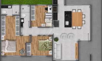 Imagem 2: Casa com 3 dormitórios à venda, Vila Becker, TOLEDO - PR