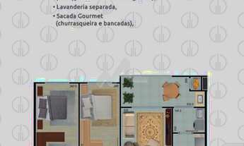 Imagem 4: Apartamento com 1 suite mais 1 quarto à venda,106.67 m , Vila Industrial, TOLEDO - PR