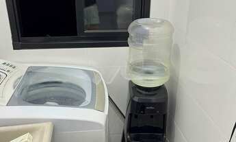 Imagem 5: Apartamento Semi Mobiliado - 02 Quartos - Cozinha Planejada - Sacada com churrasqueira