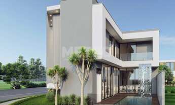 Imagem 2: Casa primeiro andar, Forro de madeira na Área Gourmet e fachada Fachada com det