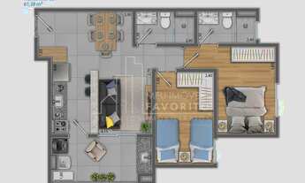 Imagem 2: Apartamento à venda no Nexus Residence, Torres São jose, Jundiaí-SP