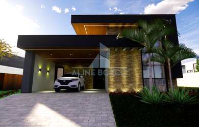 Imagem 2: Casa condomínio Buona Vita com 3 suítes e área gourmet ampla