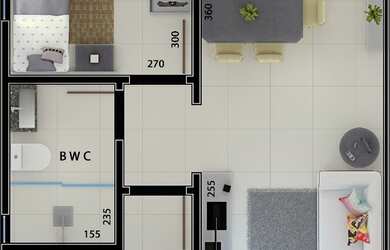 Imagem 4: LANÇAMENTO - RESIDENCIAL AMELIA RODRIGUES NO BAIRRO PIONEIROS CATARINENSE