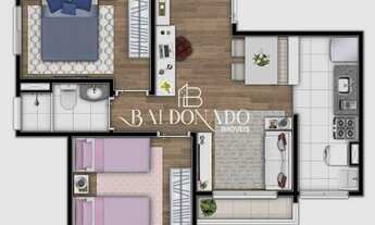 Imagem 3: APARTAMENTO EM COTIA SP À VENDA 47 METROS LAGO PISCINA SALÃO