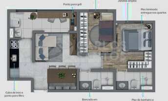 Imagem: Apartamento Vivaz Alto da Boa Vista Próximo
