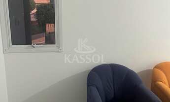 Imagem 7: Apartamento com 02 quartos, sacada com churrasqueira, sala e cozinha integrada e banheiro