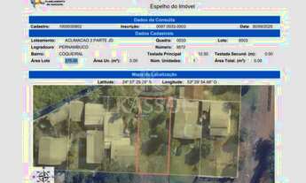 Imagem 6: Terreno à venda, Bairro Coqueiral, CASCAVEL - PR 375 m