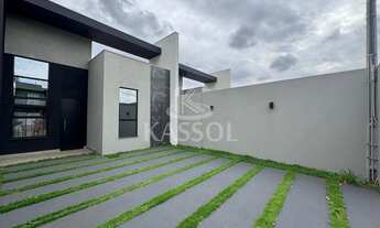 Imagem 2: Casa nova pronta para morar no Jardim Veredas com 01 suíte e 02 quartos