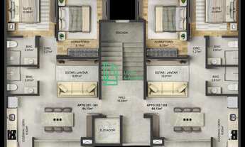 Imagem 7: Apartamento com 02 dormitórios, à venda, Meia Praia, NAVEGANTES - SC