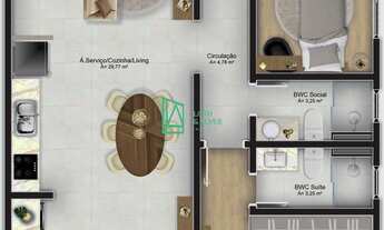 Imagem 5: Apartamento com 03 dormitórios, sendo 01 suite à venda, Gravatá, NAVEGANTES - SC