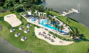 Imagem 4: Marinas do Iguaçu Thermas e Resort, o lago, a casa, o lazer e a lua a sua espera