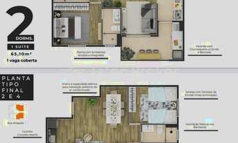 Imagem 6: Lançamento Parque Industrial, São José dos Campos. 2 Dorms. sendo 01 Suíte e Varanda. 30