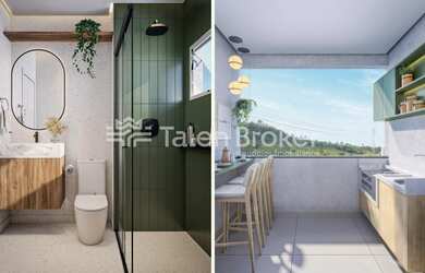 Imagem 5: Apartamento na Planta - à poucos minutos da Embraer. 2 Doms. Suíte e Varanda. Entrada em a