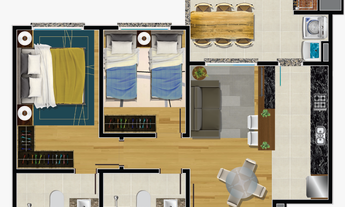 Imagem 6: Apartamento à venda no bairro Nossa Senhora da Saúde - Caxias do Sul/RS