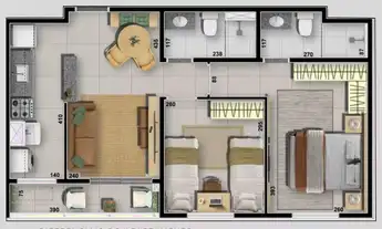 Imagem 4: Apartamento para venda, Gms, Cuiabá - AP6672