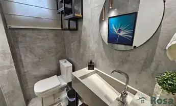 Imagem 5: Sobrado em condomínio fechado para venda, porteira fechada, 3 quartos sendo uma suíte, Sa