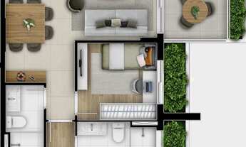 Imagem 7: Apartamento à venda no bairro Cabral - Curitiba/PR