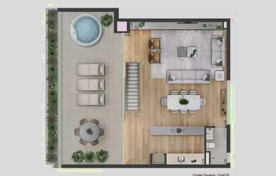 Imagem 11: COBERTURA RESIDENCIAL em Porto Alegre - RS, Menino Deus