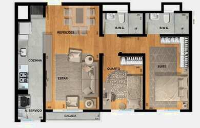 Imagem 6: Apartamento à venda no bairro Pinheirinho - Curitiba/PR