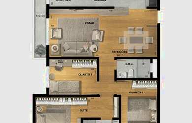 Imagem 7: Apartamento à venda no bairro Pinheirinho - Curitiba/PR