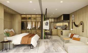 Imagem 3: Studio à venda em São Paulo, Brooklin Paulista, com 1 quarto, 21m²